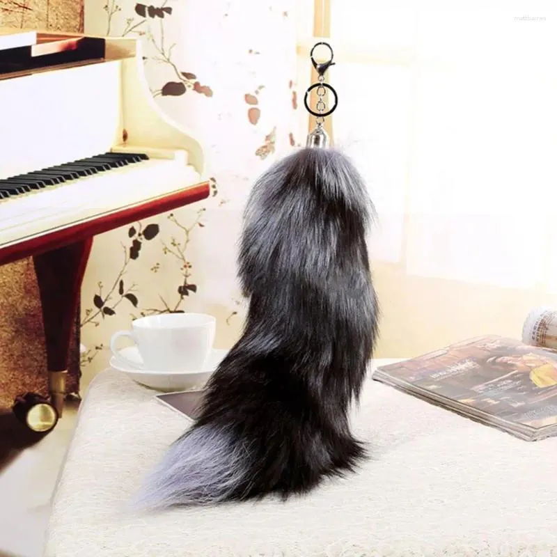 Keychains Gift Fur Tail Keyring Key Chain Tassel Bag Handbag Pendant Purse Accessory Bags Charm Keys Holder Car Keychain Accessories