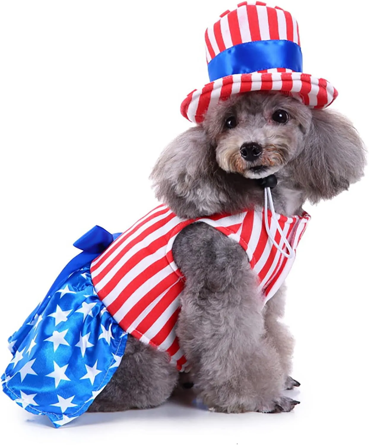 Toplu Dört Temmuz Köpekler Için Kostümler 4th Of July Dog Dress, Uncle Sam  Costume For Pets, USA Flag Cats Costumes For Independence Day, National Day 