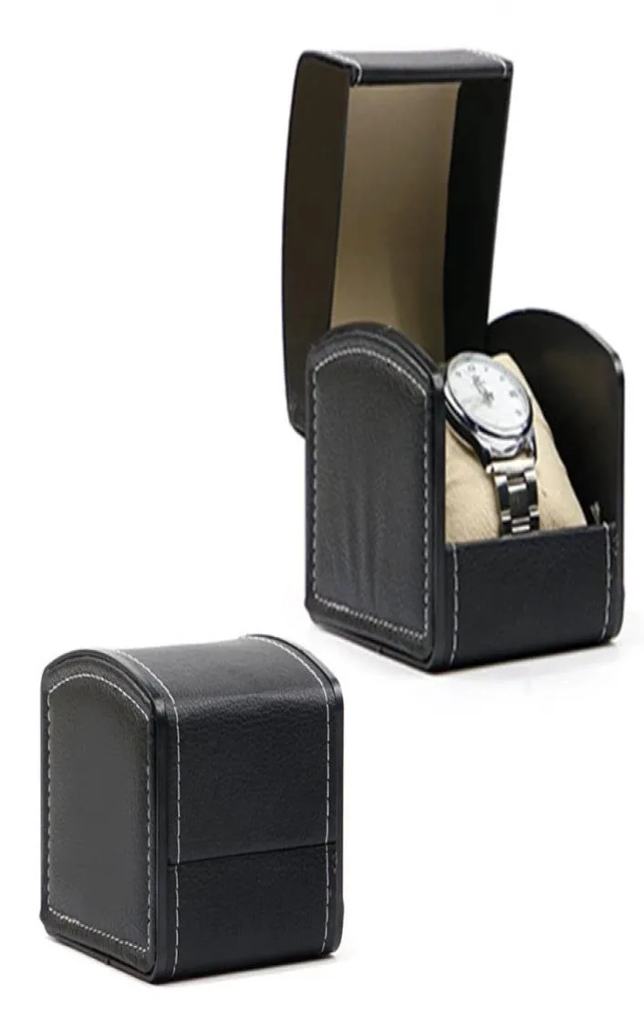 Boîte de surveillance de mode montres bijoux Boîtes d'affichage Boîte à cuir PU Gift Gift Bangle Rangement Case1019506