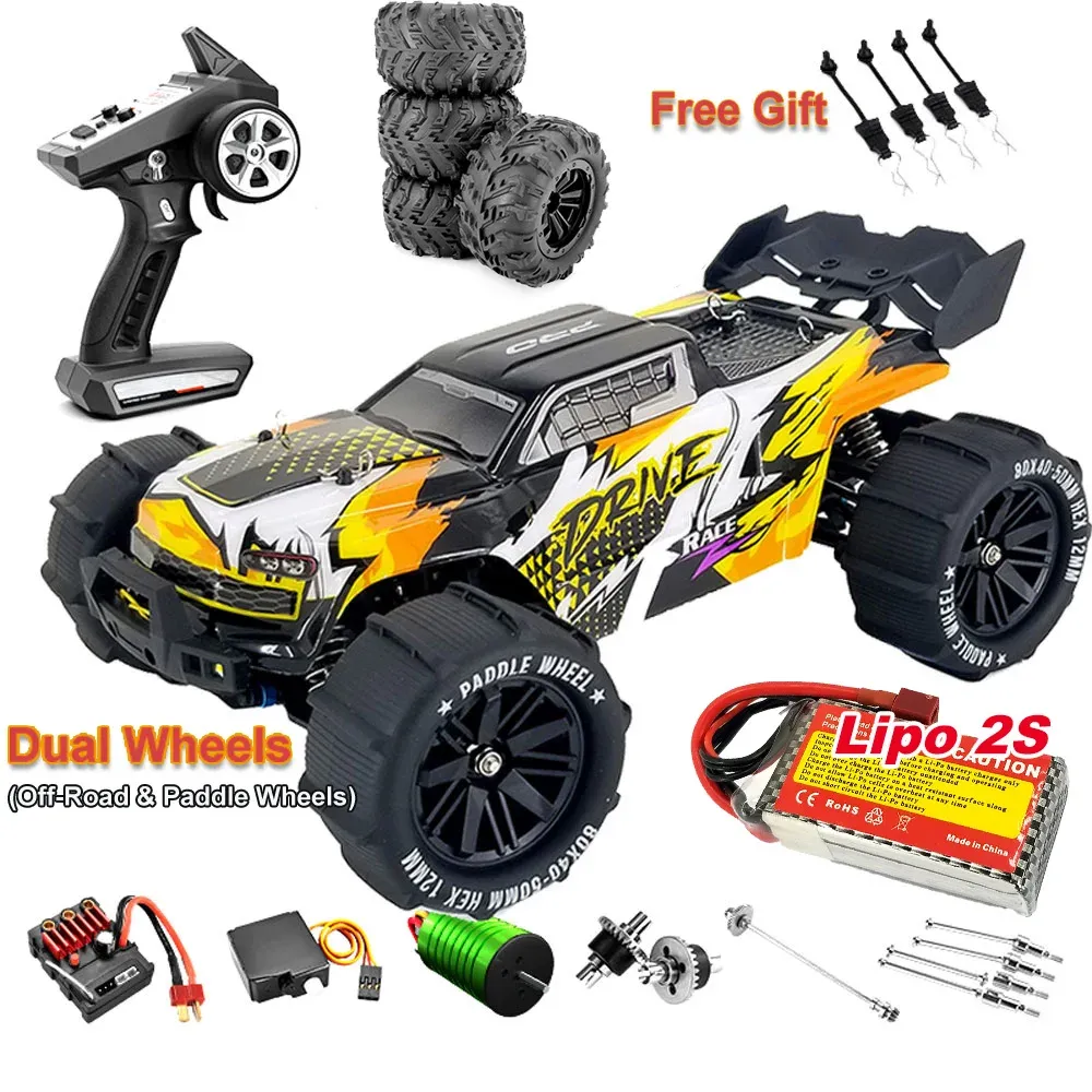 CAR SCY16101 16102 PRO 4WD 2,4 GHz med Lipo Dual Wheels Brushless 70 kmh High Speed ​​RC Car Gift for Kids Adult Toy Offroad Truck