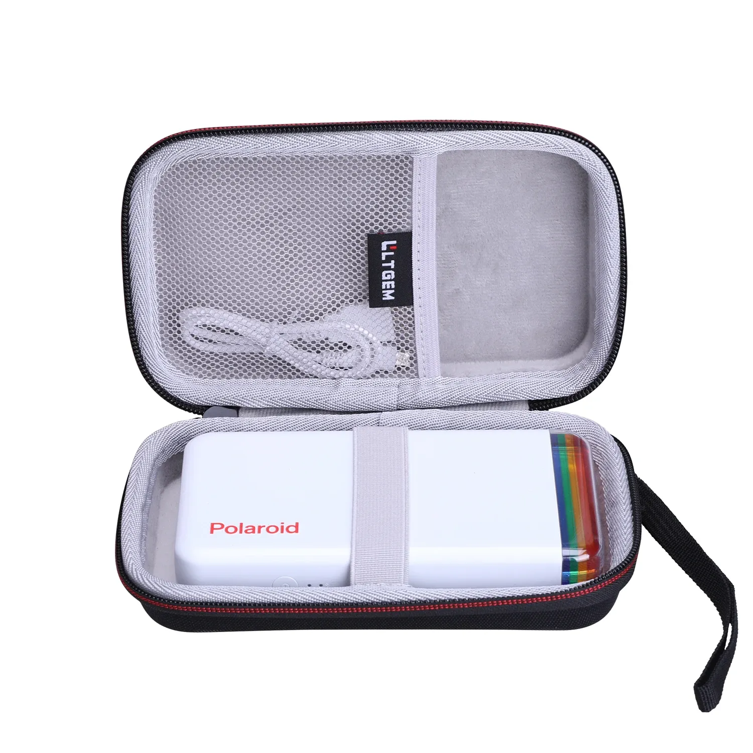 BASS LTGEM WATTERFROUT EVA Custodia Hard per Polaroid Hiprint Bluetooth Connected 2x3 Pocket Photo Travel