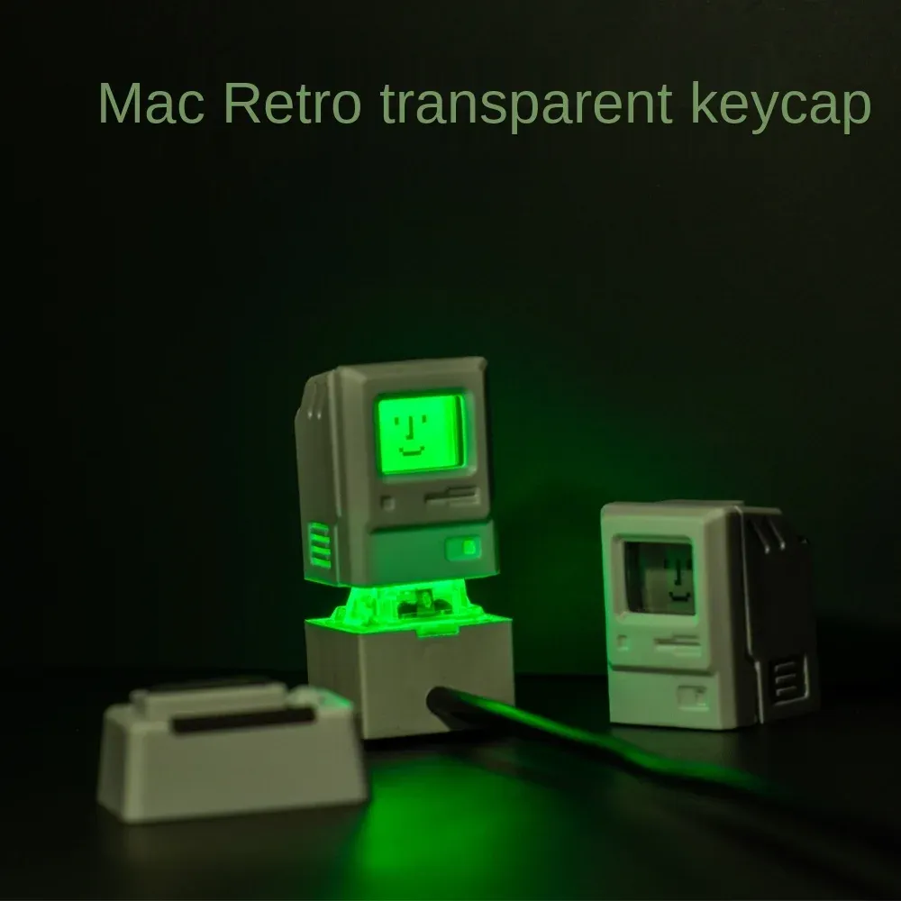 アクセサリーArtisan Macintosh keycap 2 PCSキットESCタブキーチェリーMXタイプのメカニカルキーボード