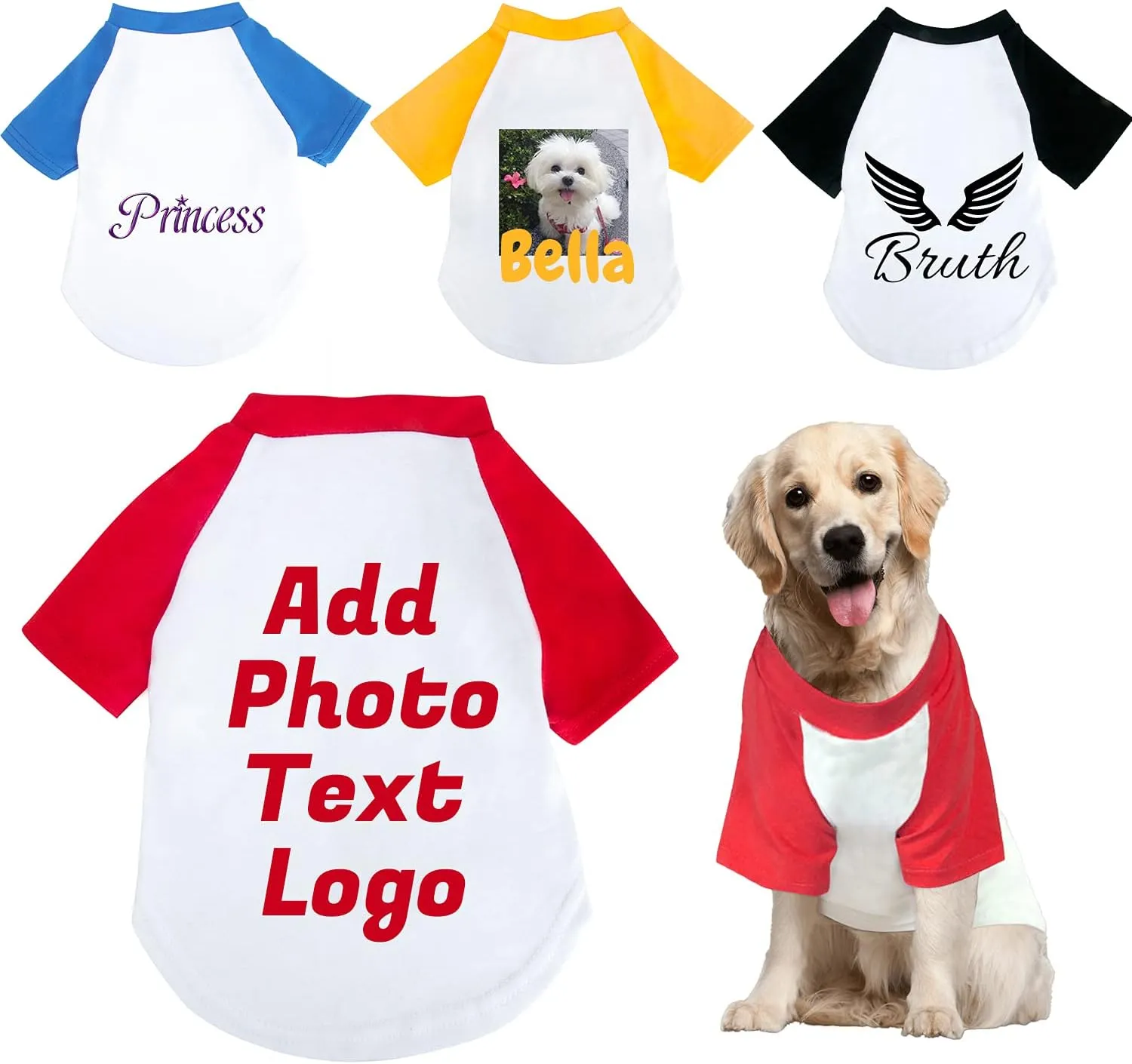 Personalized Dog Shirts Custom Photo & Text, Soft Pet Apparel Shop — free download