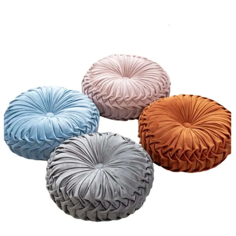 Coussin de coussin veet de mode à plancher rond paliss