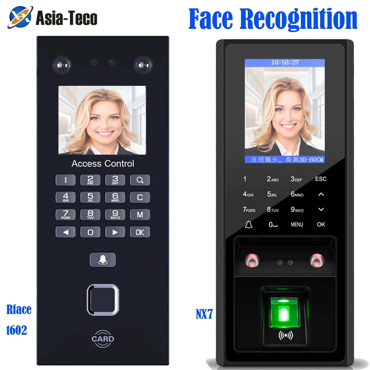 Advanced Biometric Access Control System - 3000 Face & Fingerprint ...