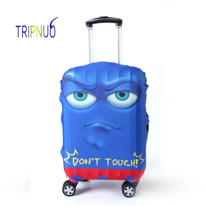 Accessories TRIPNUO Blue Eyes Cover for Suitcase Travel Elasticity Luggage Protective Covers Elastic Travel Accessories Trolley Cover