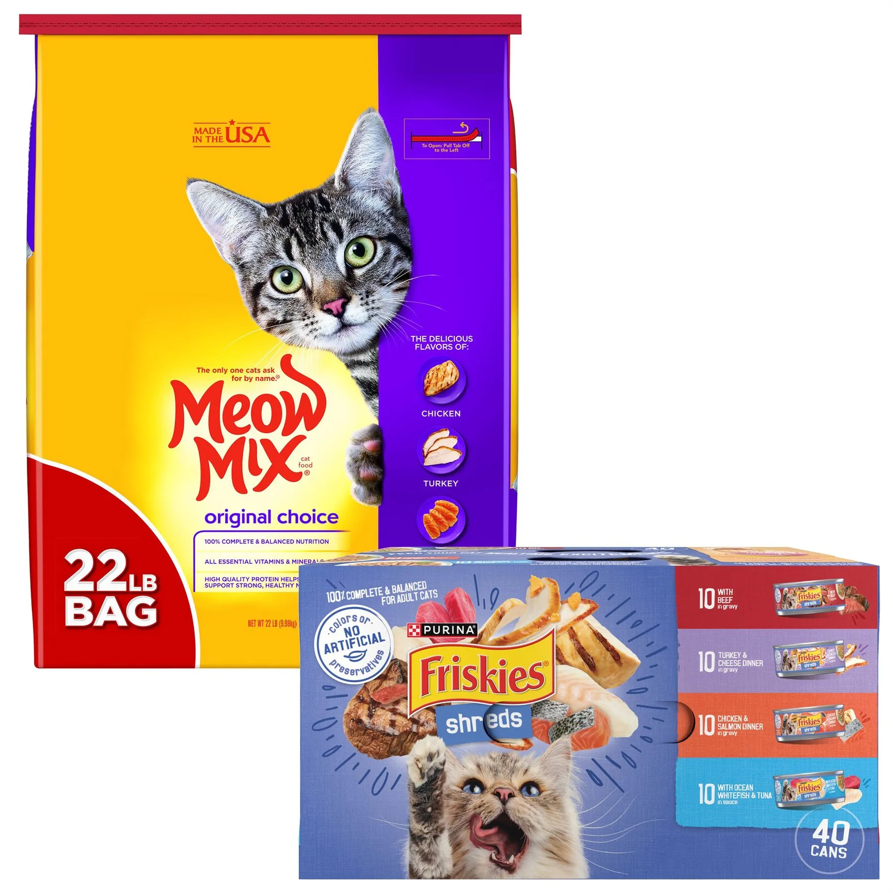 Original Dry Cat Food Shredded Wet Food Variety Pack Shop Now!