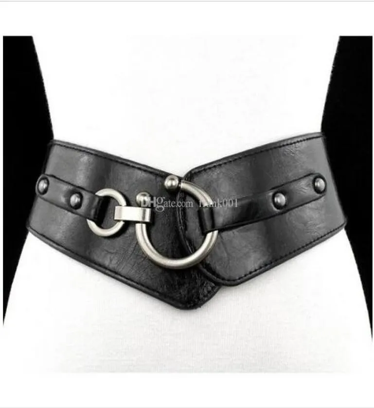 Fashion Belt Women039s Elastic Belt Stretch Pu Pu Le cuir Belts Girl Ceinture Black Brown Red Womans Womans 2293516