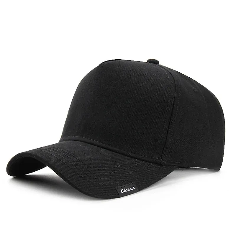 Man Hard Top Large Sport Cap Male Oversize Cotton Sun Hat Adult Plus Size Polyester Dry Quickly Baseball Caps 56-60cm 60-65cm 240411