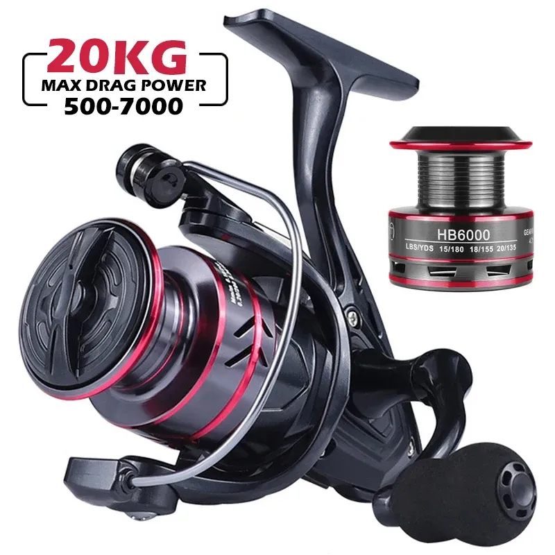 Accessoires Fishing Reel 5007000 Spinning Reel Metal Metal Spool Spool Saltwater Reel Fishing Accessoires Carpe Reel