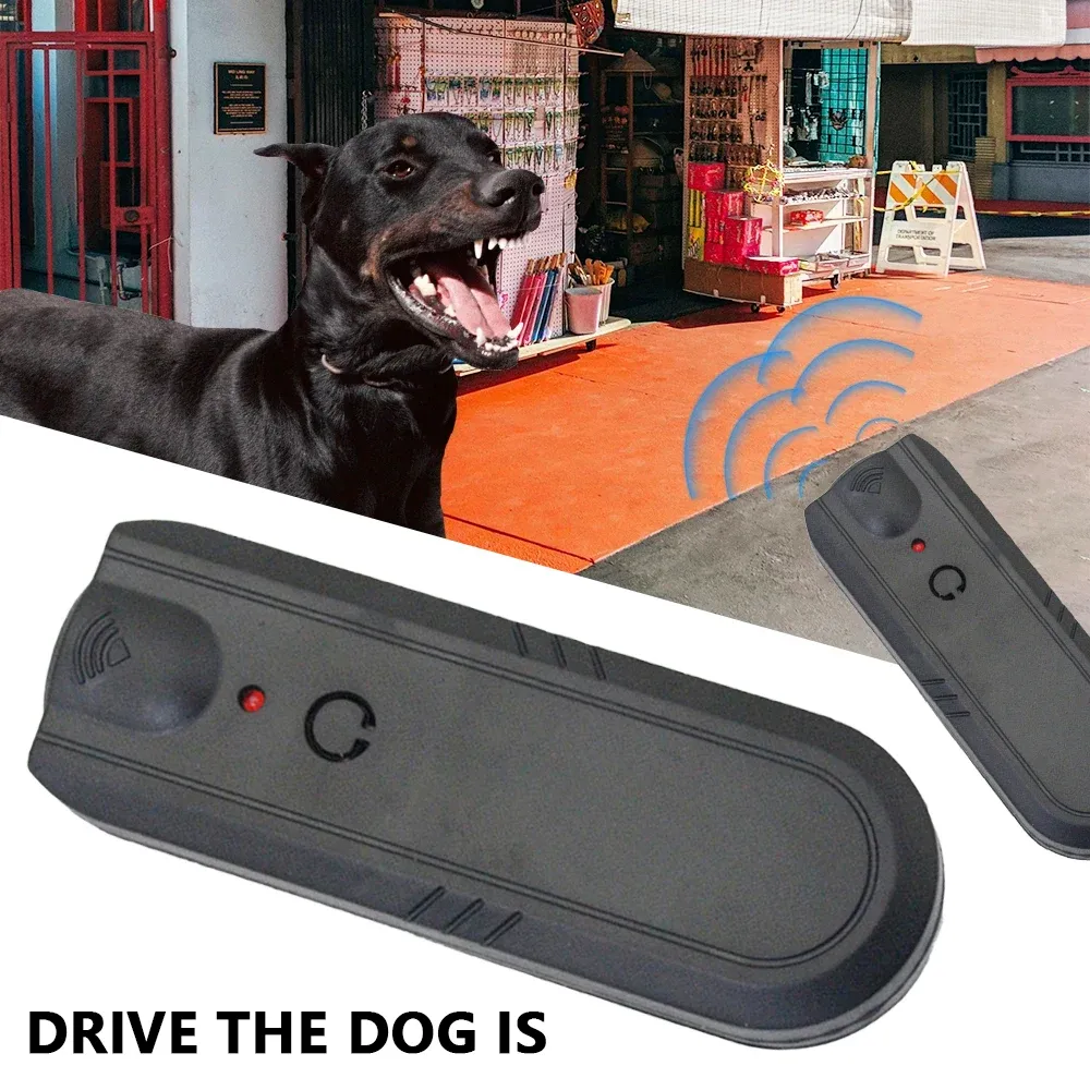 Weerstoten leidde Pet Dogs Anti Barking Stop Bark Training Tool Repellent Control Device Ultrasone honden afschrikmiddel Silencer Repellers