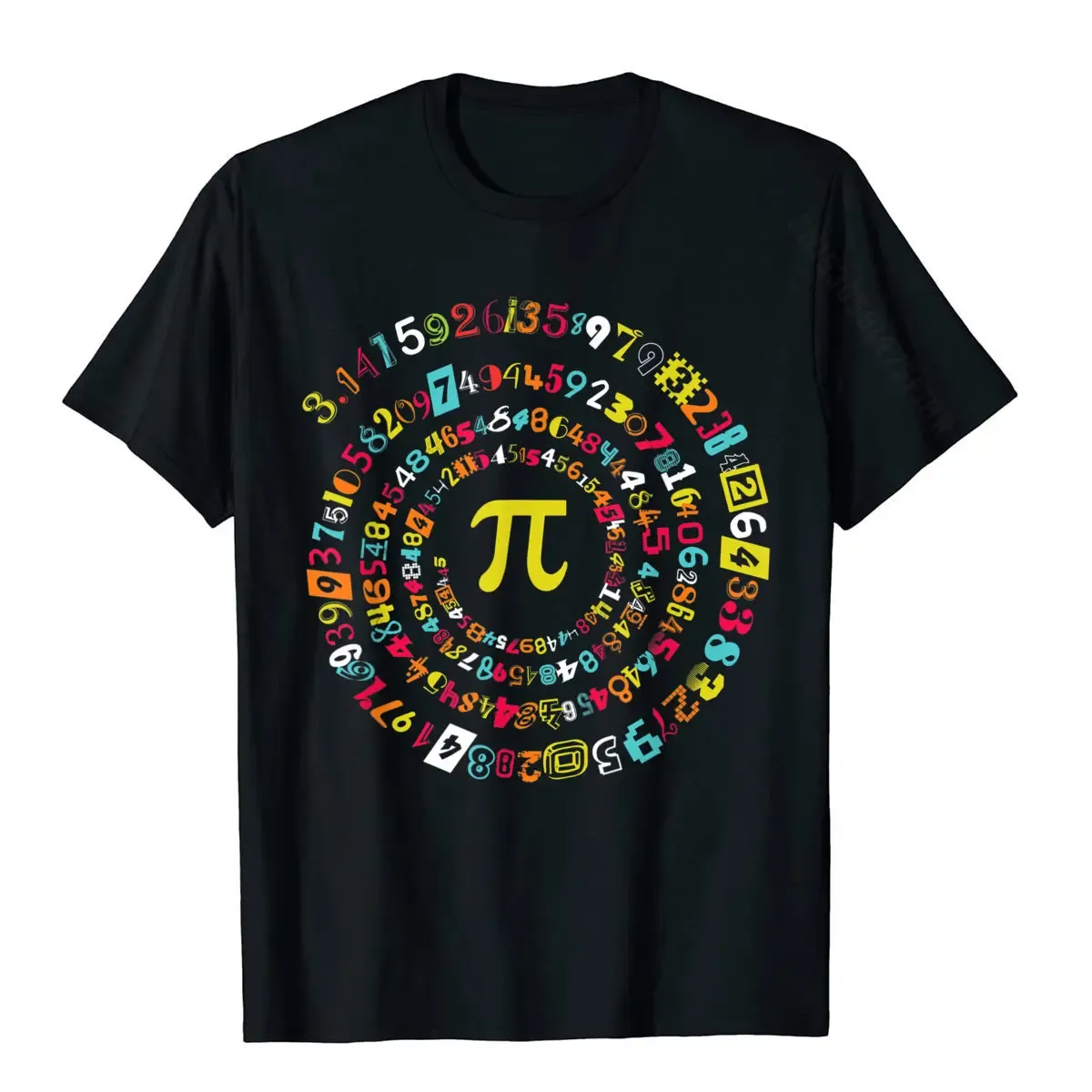 シャツ面白いパイデイシャツスパイラルパイ数学ティーパイデイ3.14 TシャツトップTシャツカスタマイズされたコットントップシャツシンプルなスタイル