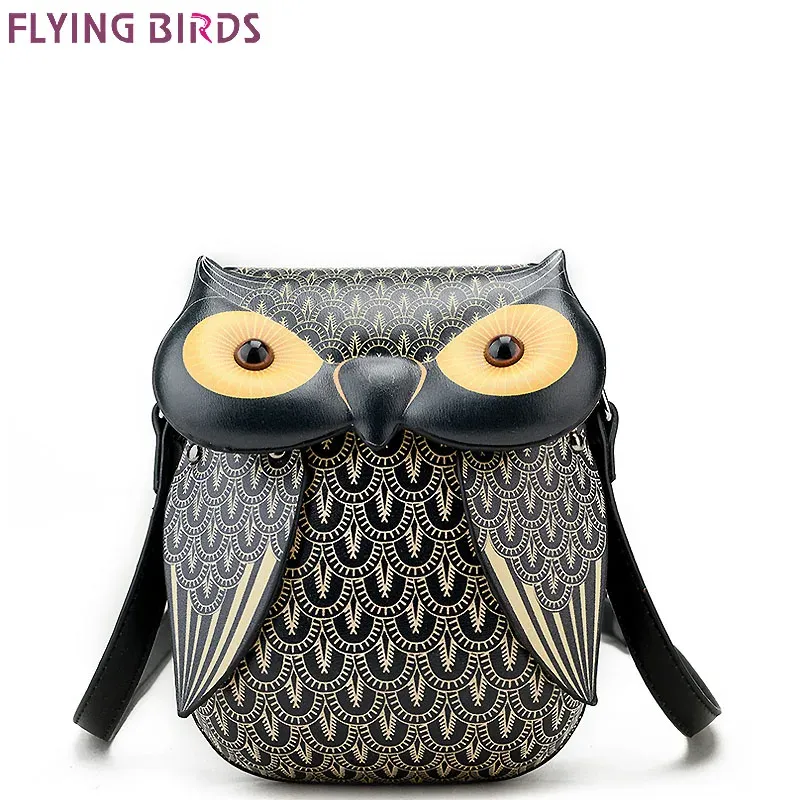 Bags FLYING BIRDS Owl Famous Brand Bags Women Leather Handbags Shoulder Bolsas Top quality Mini Women's Messenger bags Designer Tote