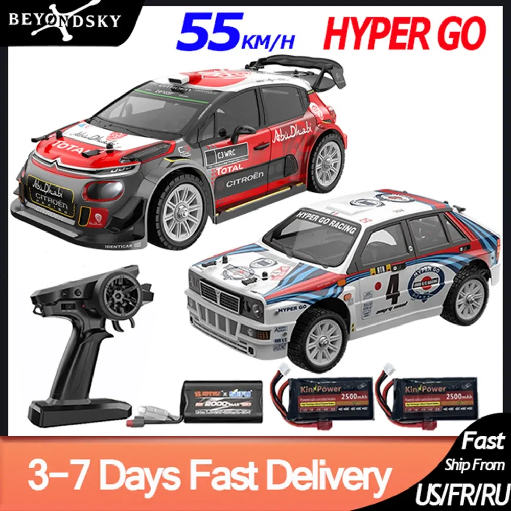 Samochód 55 km/h Hyper Go MJX 14301 14302 14303 1/14 RC CAR BEZPŁATNY 2,4G Pilot pilot 4WD Offroad Racing Car RC Electric Toy