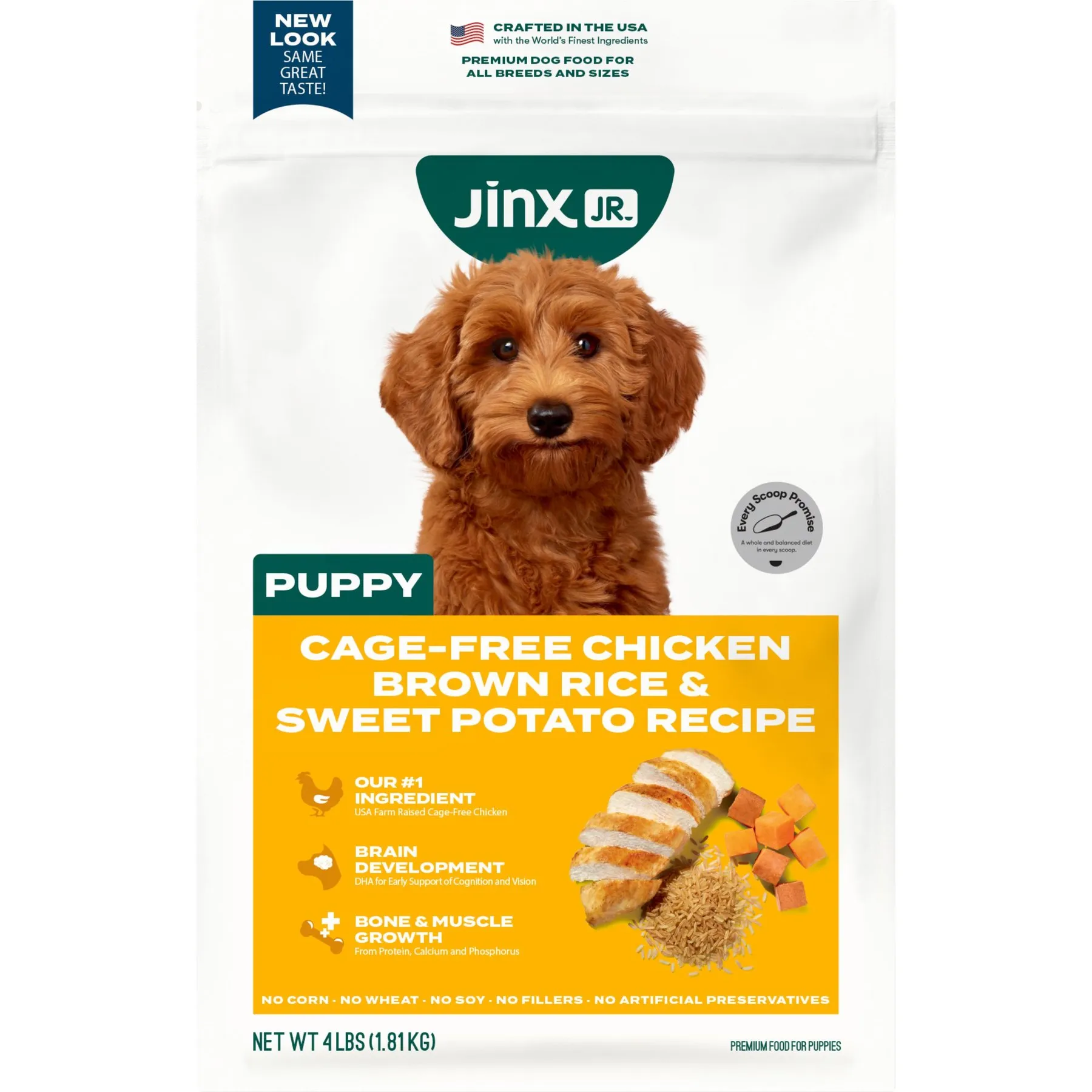 Jinx Jr Whole Grain Chicken Recipe Natural Dry Puppy Food, Lb
