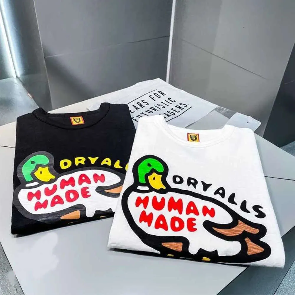 Designer Dry Alls Thirt Maglietta grafica haruku giapponese Streetwear Duck T-shirt Humanmade Maglietta fatta umana