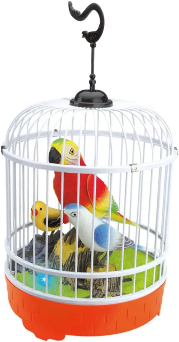 Interactive Toy Bird For Kids - Realistic Chirping & Moving Desktop Pet For Sensory Play