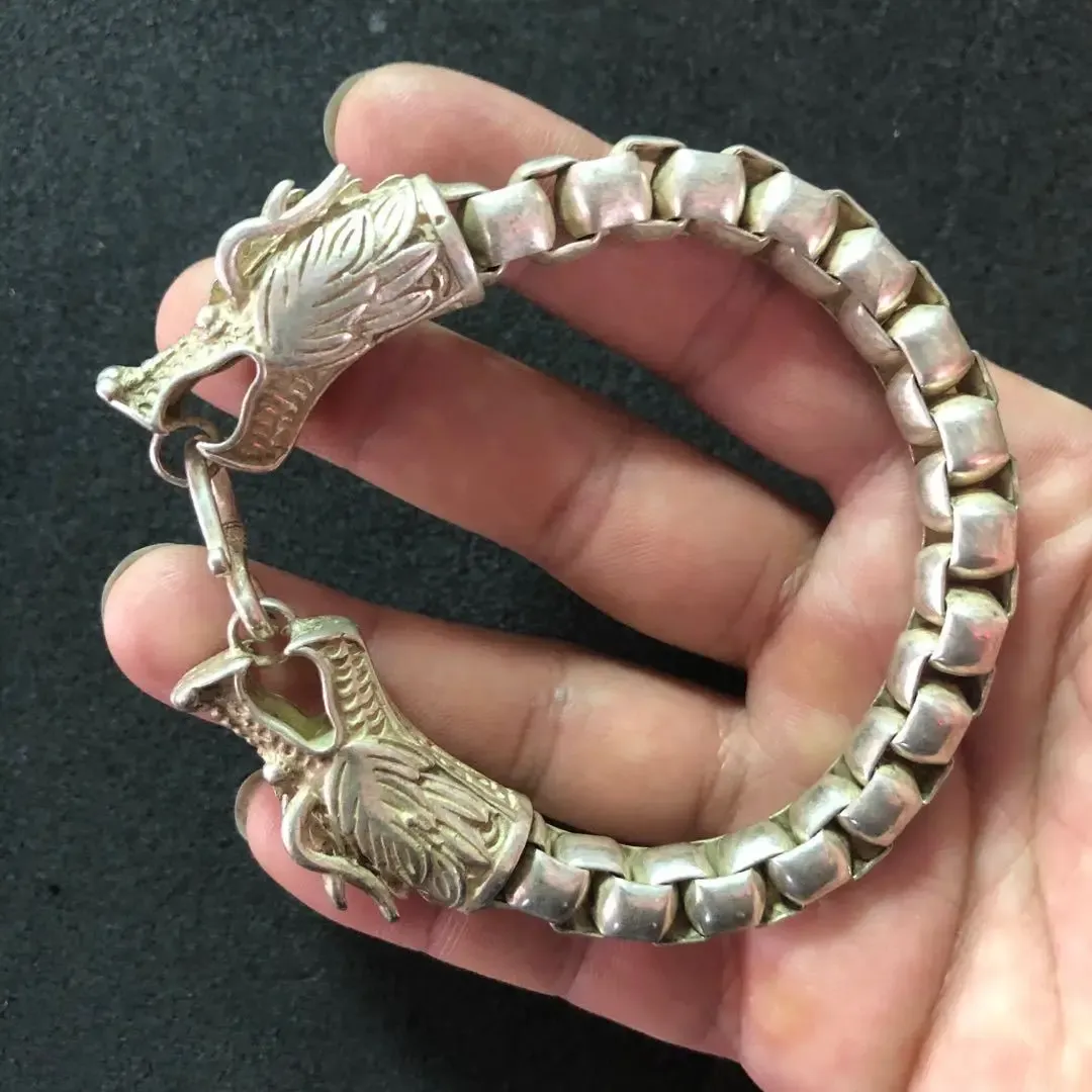 Производитель из строк Оптовая тибетская серебряная браслет браслет национального стиля браслета