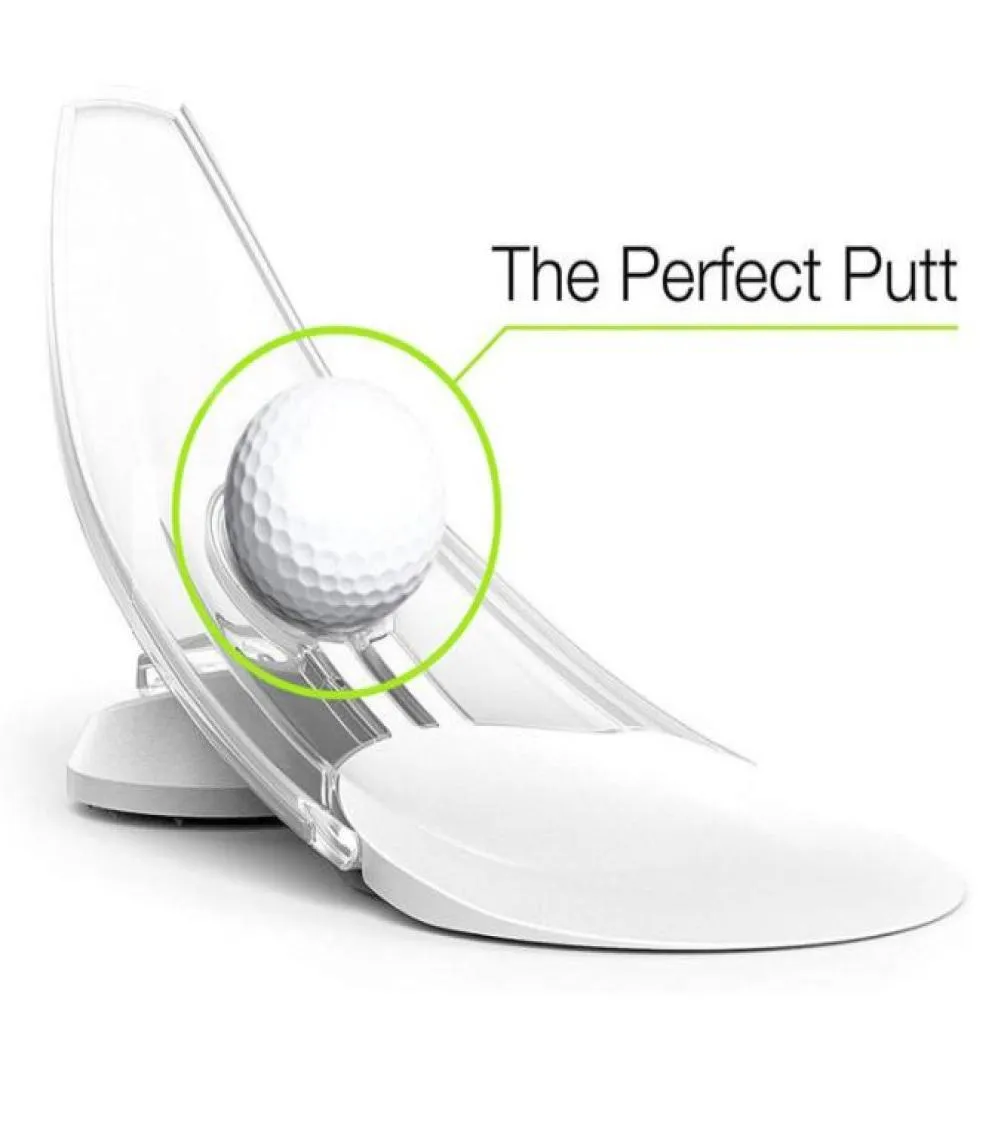 Allenatore a pressione putt golf che mette un buco di aiuto put out practice forcone perfetto il tuo golf put2103578