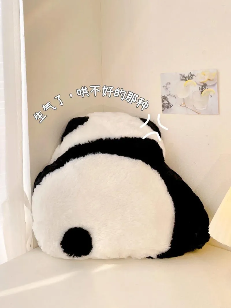 Pillow Panda Back Doll Cute Cream Wind Sofa Living Room Bedside Bay Window Backrest Office