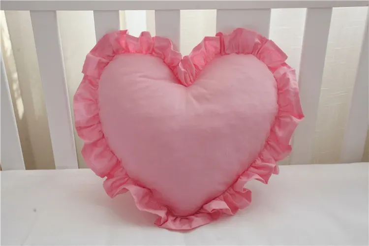 Dockor Solid Heart Throw Cushion Decorative Pillow For Soffa Wedding Decoration Baby Plush Toy