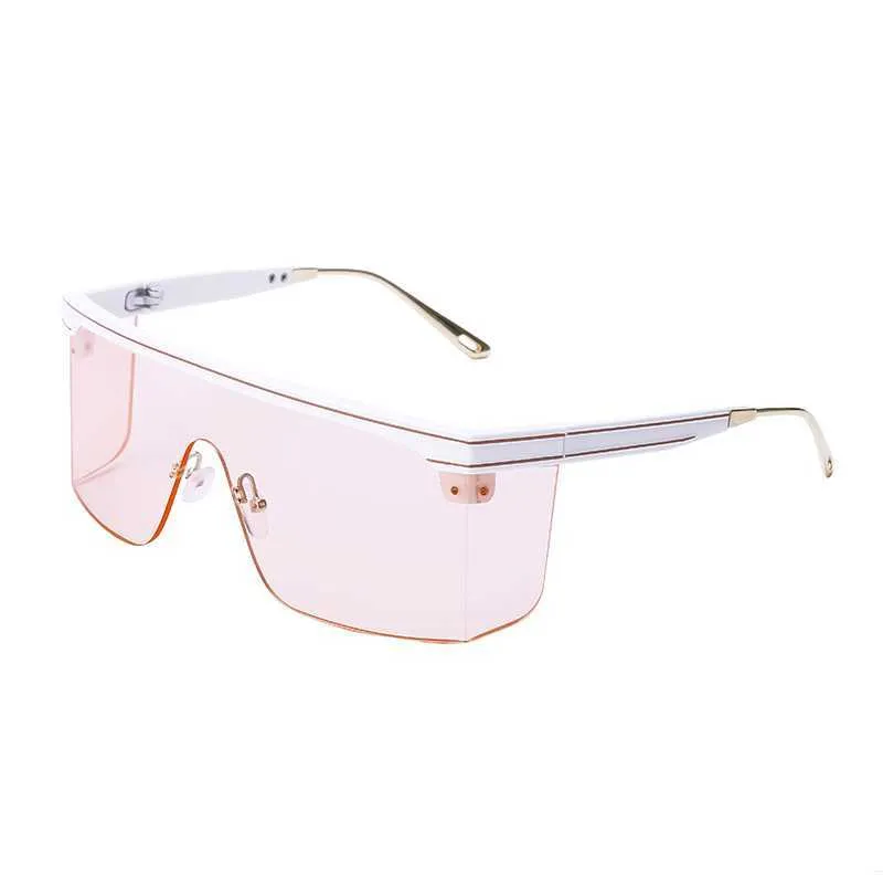 Nouveaux hommes de lunettes à vélo à vélo pour femmes Trendy Net Red One Lens Fashion Windproof Goggles Half-Crame Driving Anti-Ultraviolet Sports Brand Lunes Wholsale 600B