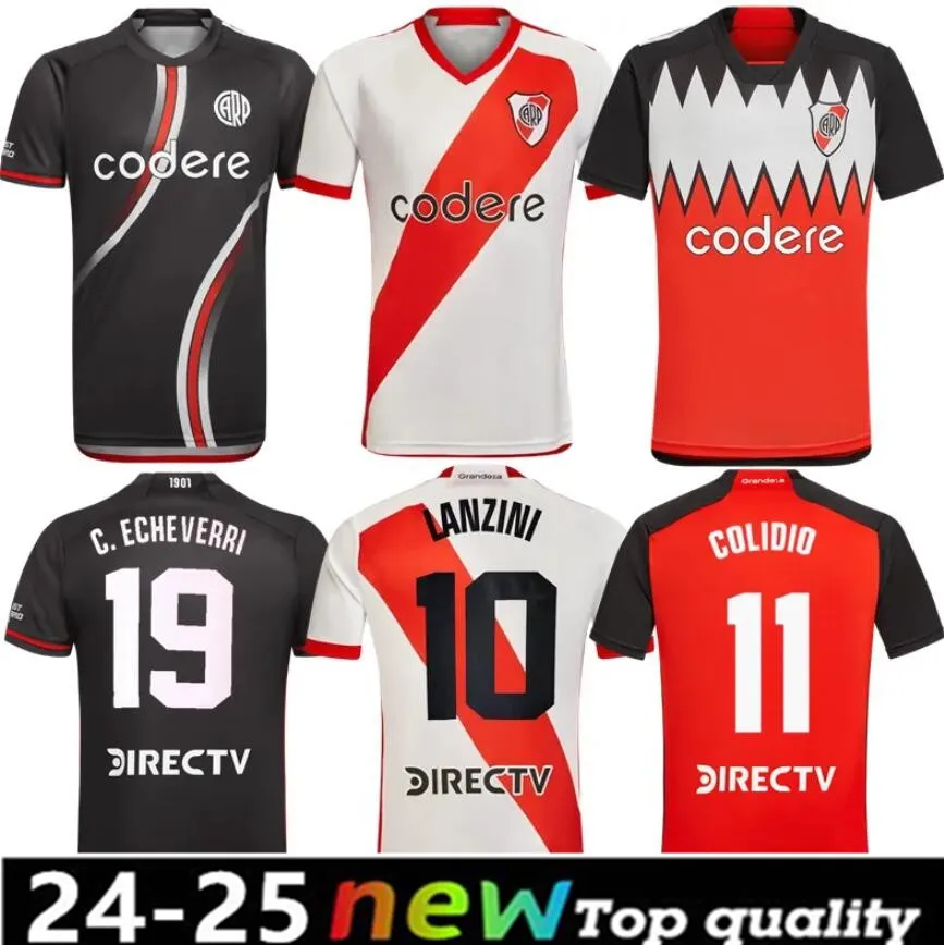 Maglie da calcio River Plate 23 24 Uomini Set Kid Kit 2023 2024 Camiseta de futbol de la Cruz Beltran Borja Solari Simon Football Shirt Fan Version Away Away Third1