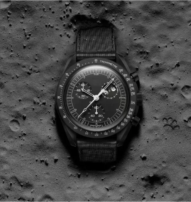 Bioceramic Planet Moon Mens Relojes FUNCIONES CARZ CRONOGRO MISIÓN MISIÓN DE VISTRA MISCURO A MERCURY 42MM Nylon Luxury Watch Limited Edition Master Wristwatches Good