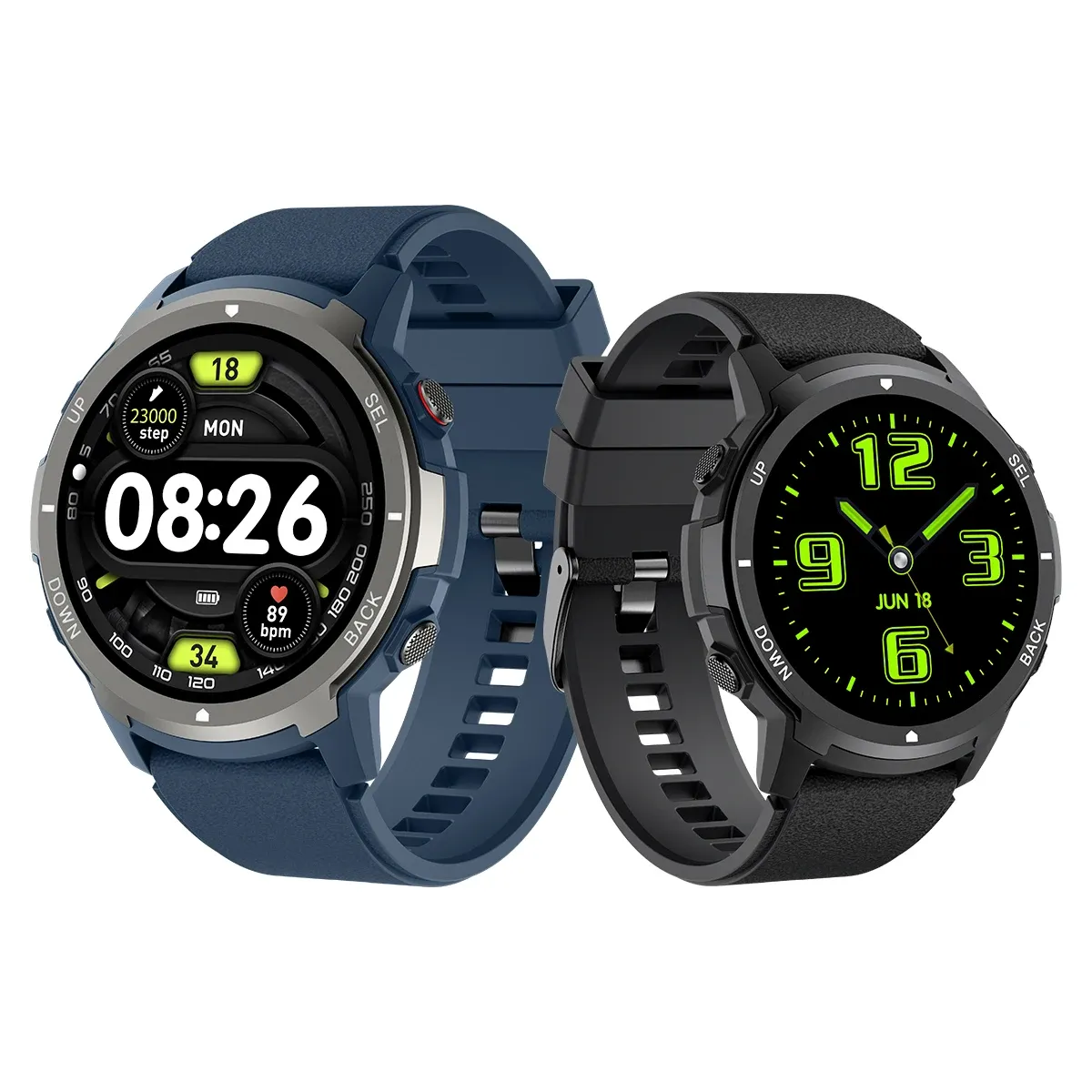 Control New S52 Smart Watch Bluetooth Call Heart Rate Blood Oxygen Detection Music Control Sports Pedometer Waterproof Smartwatch