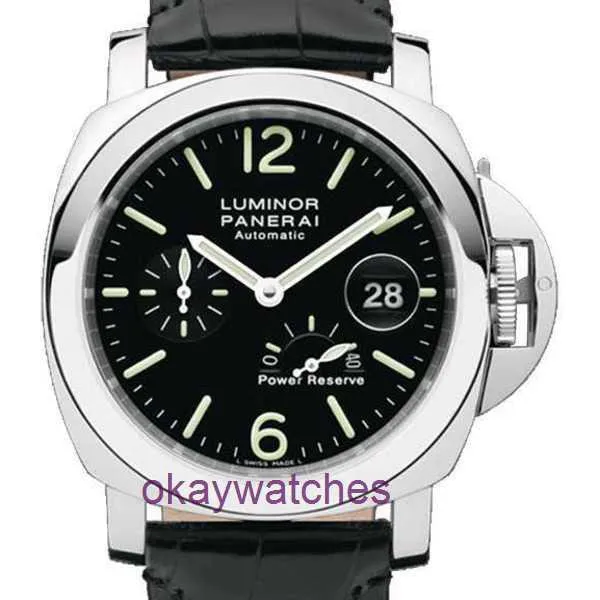 Pannerai Watch Luxury Designer Series Automatic Mechanical Mens 44mm Black Dial Pam00090