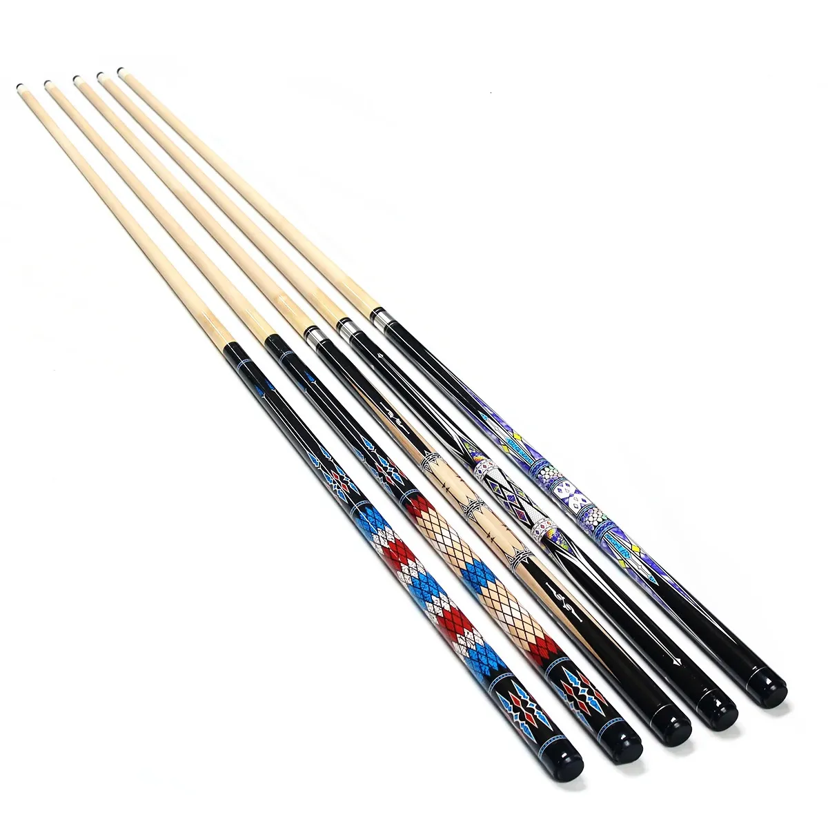 Snooker Club Training 2-PC biljart pool Que houten cue stick 240416