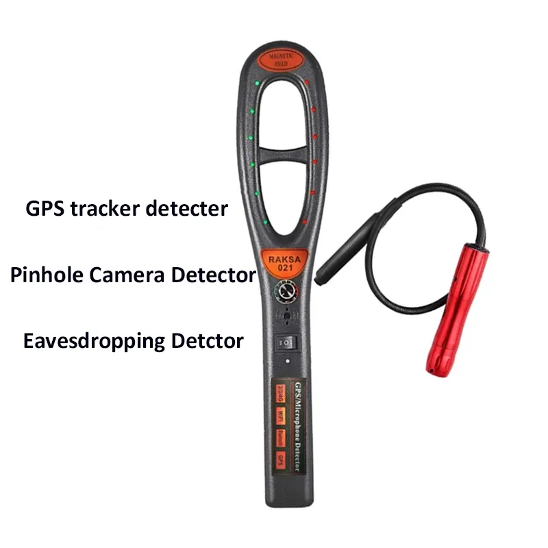 Detector Integrating Radio Wave Hidden Wireless Camera Laser Detection Raksa 021 GPS Strong Magnetic Field Signal Detector Standby State