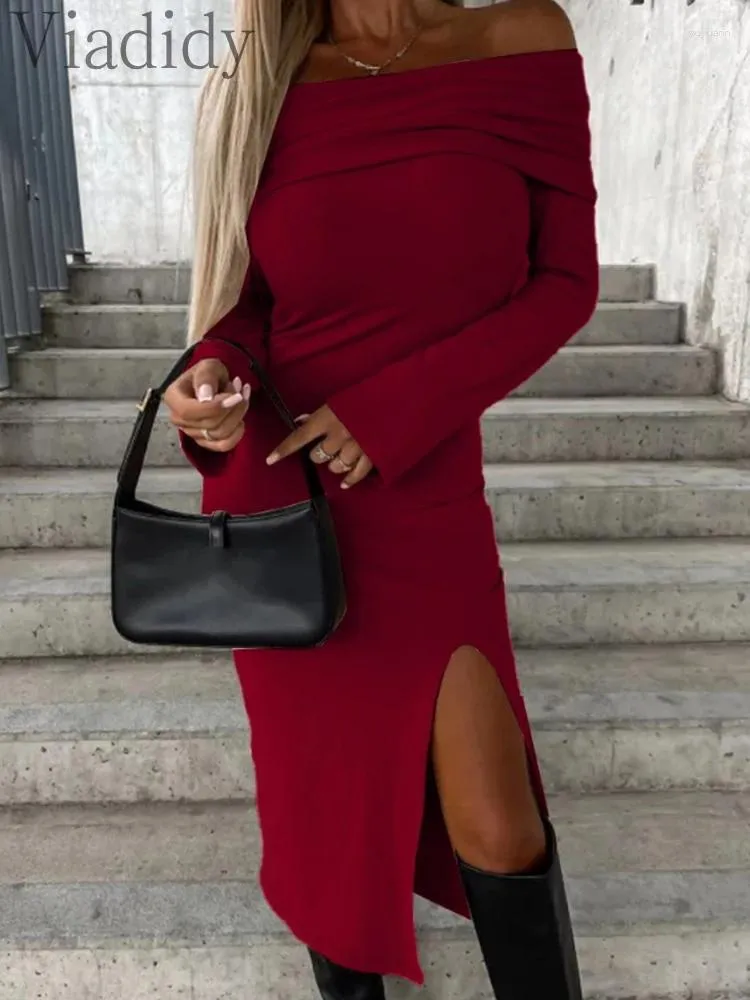 emerald green lace dress long sleeve LACI Formal Dress