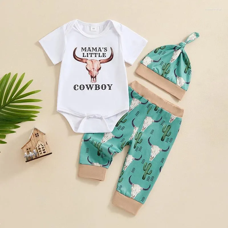 Roupas conjuntos de roupas FocusNorm Born Baby Boys Roupas ocidentais 3pcs roupas