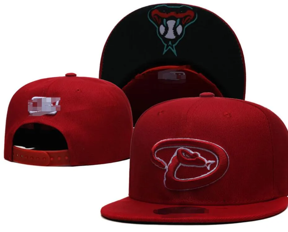 Ball Caps 2023-24 Arizona''Diamondbacks'Unisex Fashion World Series Baseball Cap la Snapback Hat Men Women Sun Hat Bone Gorras ricamo a misura di taglia all'ingrosso A4
