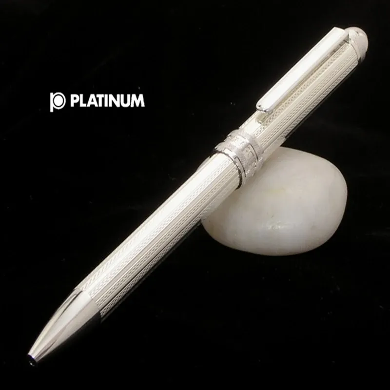 PENS Multifunktionalische Stift Original Platin Luxus 925 Silver Pencil Ballpoint Pen Rot und Schwarzes Büro für die Schule 2020