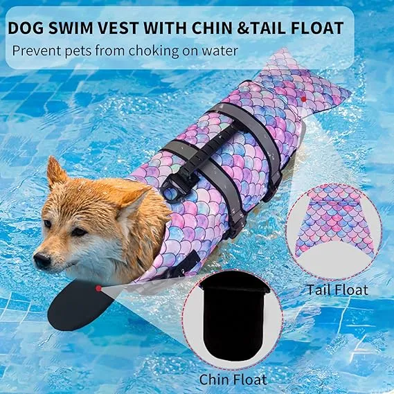 Service Dog Vest EMUST Large Dog Life Jacket, Pet Life Vests For - Main Image