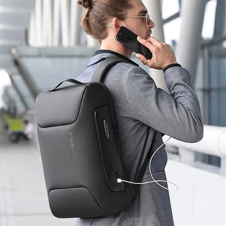 Bange Anti Thief Mackpack se adapta para 15 6 pulgadas de mochila para computadora portátil mochila multifuncional impermeable para bolsos de hombro de negocios 211026279Q