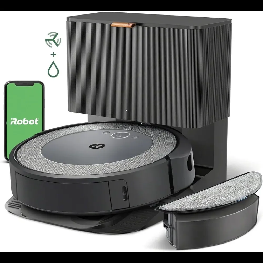 Combo i5 SelfEmptying Robot Vacuum and Mop Clean by Room with Smart Mapping 240408