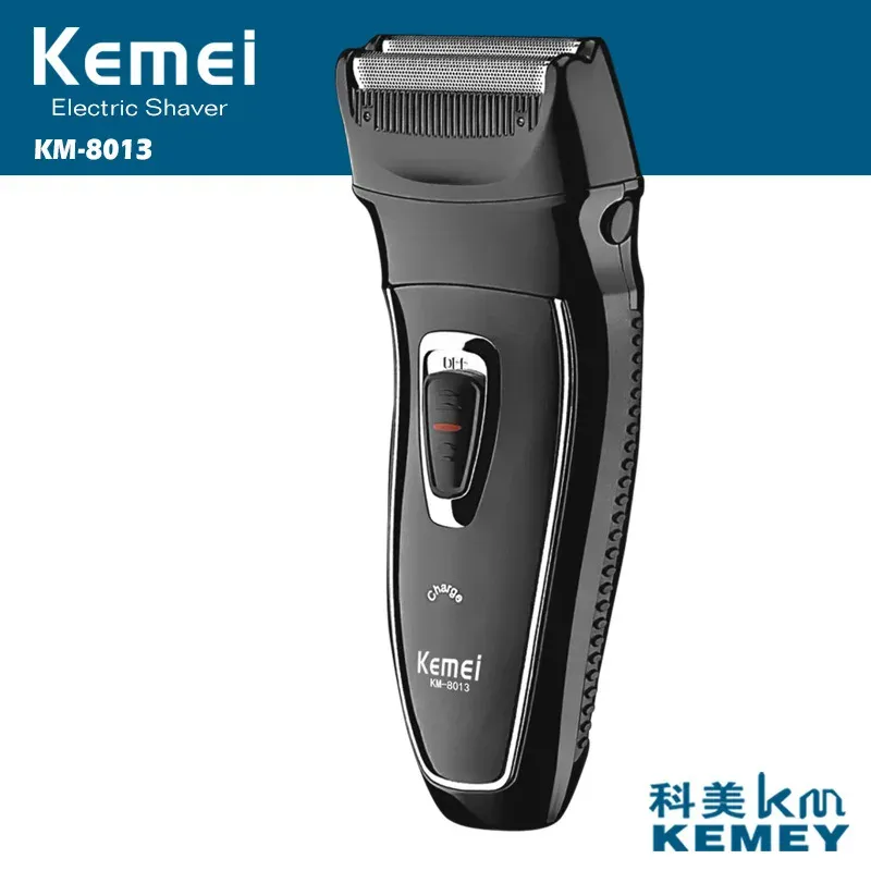 Clippers Kemei KM8013 Electric Shaver Reciprocating Rechargeable Shaver with Double Head Hair Trimmer Face Care