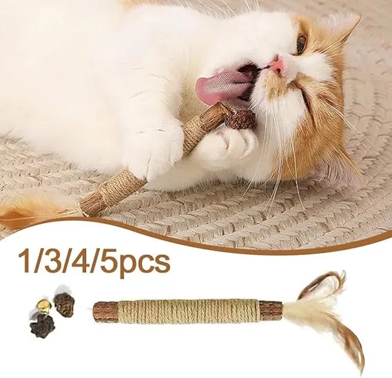 thumbnail image 2 of Buy Inralimot 1 Pack Silvervine Cat Toy, Silvervine Sticks Cat Toys For 2 of 11