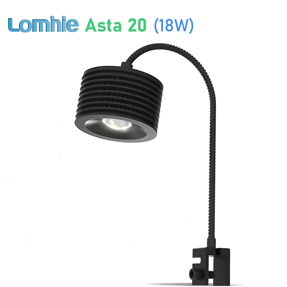 Aquariums Lominie Asta 20 Freshwater 18W RGBW+UV Full Spectrum Nano LED Aquarium Light for Refugium Planted Fish Tank