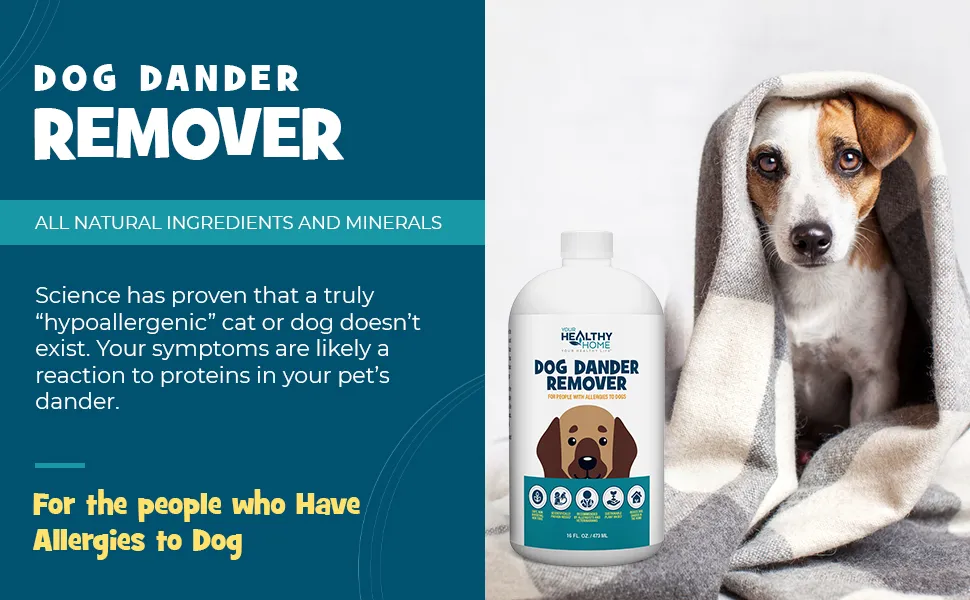 Cat Allergy Spray Solution Ingredients Plant-Based Dog Dander