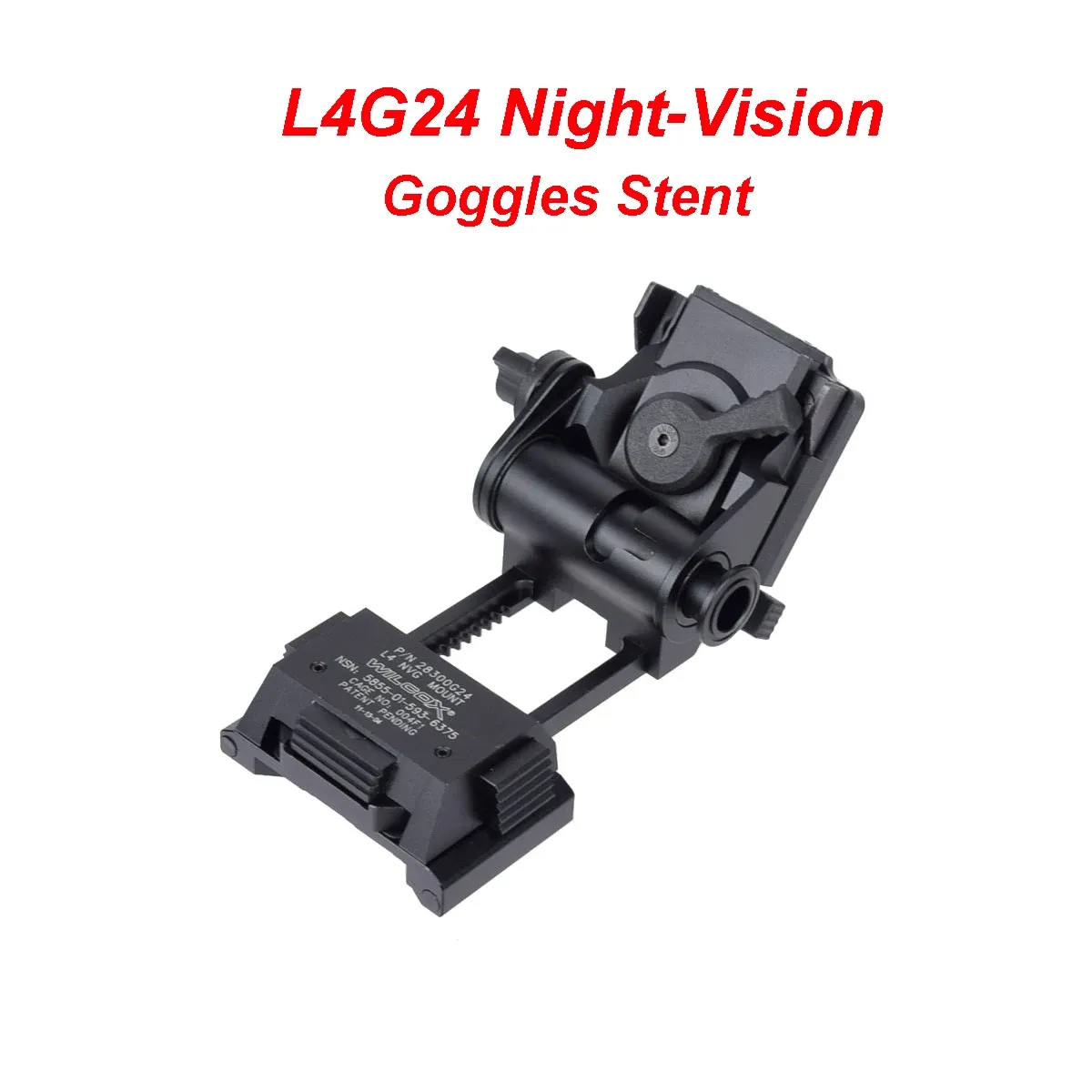 Kasklar Taktik Metal L4G24 Nightvision Goggles Stent Skip Rhin NVG Silahları Montaj Avı Kask Montajı MBUS Pro Sight Flipup Sight