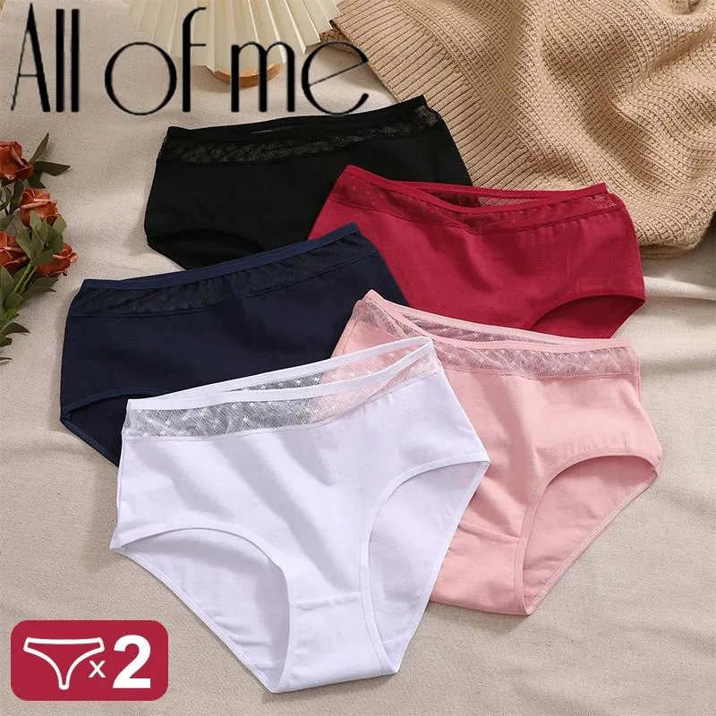 Women's Panties Lace Transparent Underwear Cotton Panty Sexy Female Underpants Plus Size Intimates Women Lingerie S-XXXL