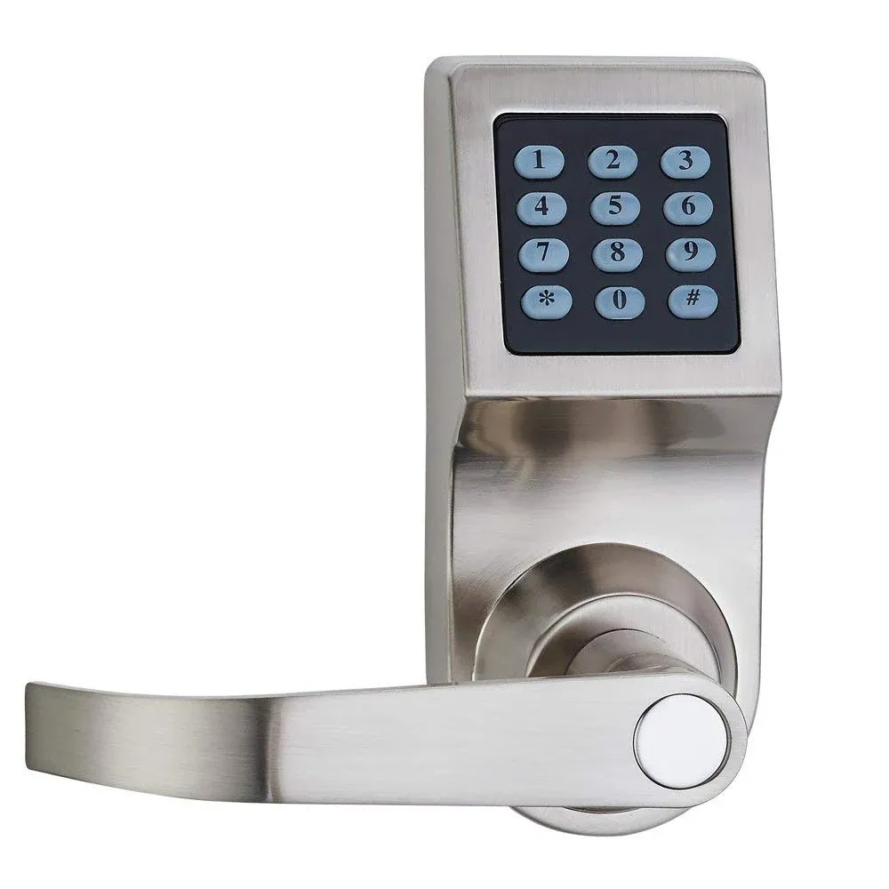 Kontrollera YoHeen Electric Digital Door Lock med knappsatsen Lösenord Remote Control RFID Card Keyless Entry Deadbolt Handle Smart Lock YJ6300