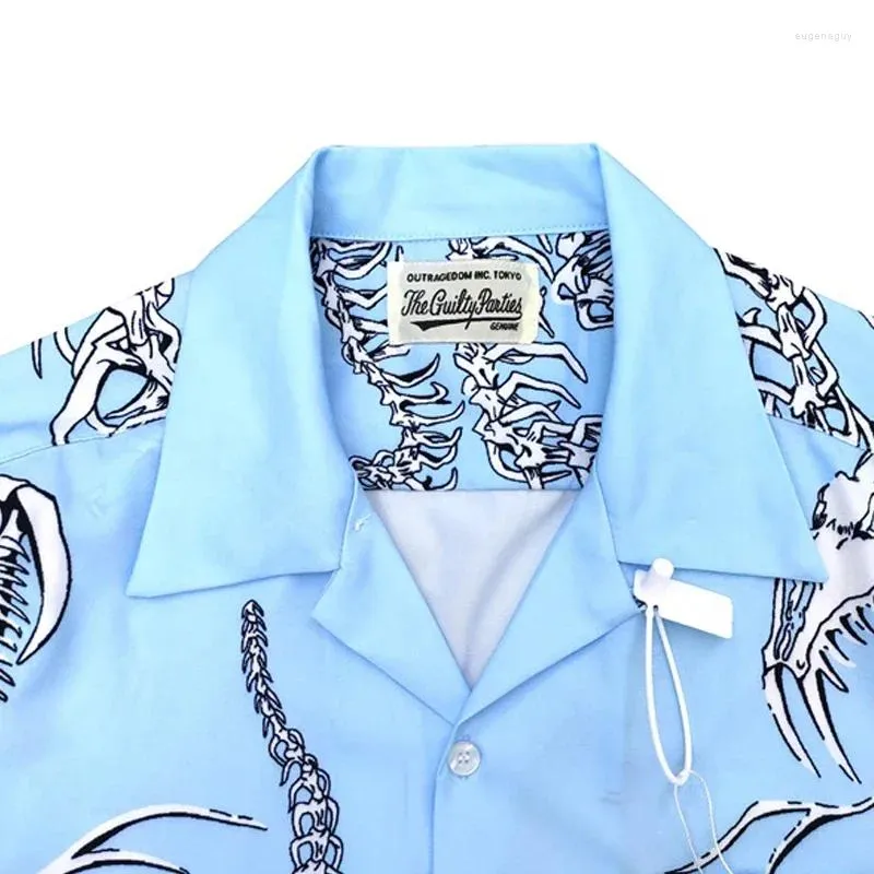 トップス WACKO MARIA Skull & Crossbone Print M 56 Tattoo Studio x Wacko Maria SS21 | Hypebeast