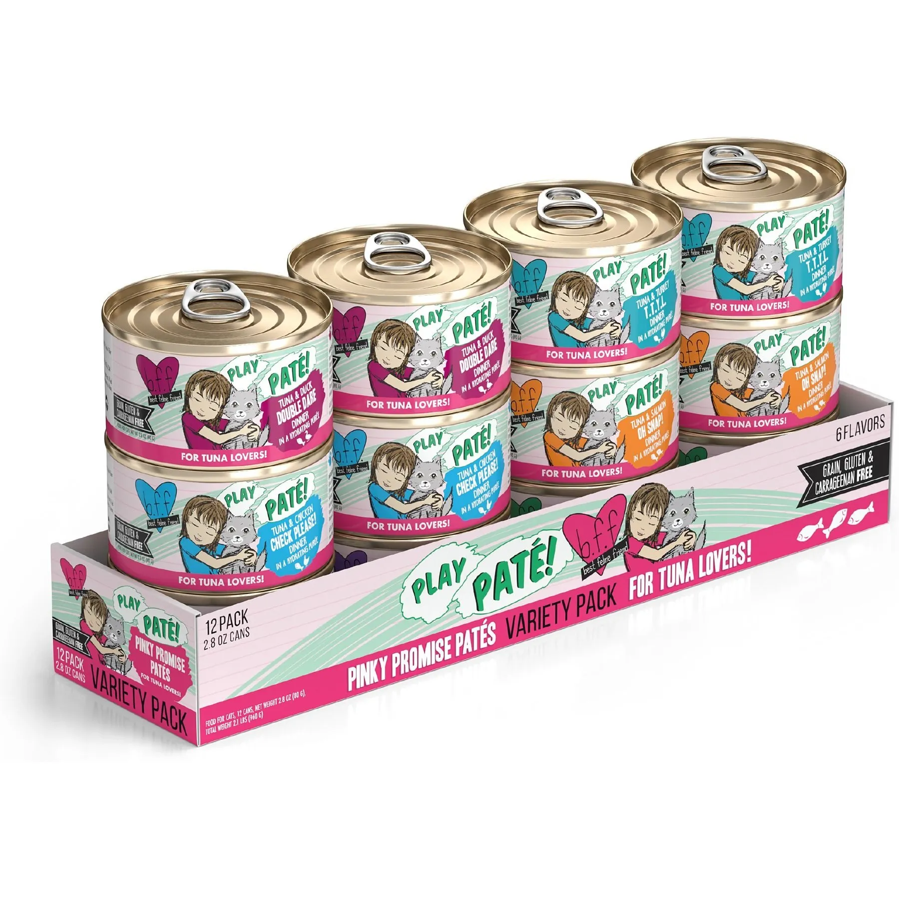 Delicious Variety Pack, Pate Style, Grain Free, best Feline Friend