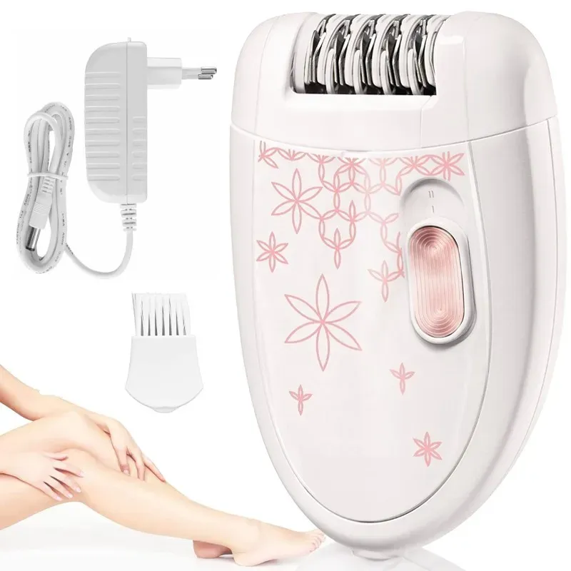 Clippers 100240 V Women Cord Women Epilatore Electric Capelli Epiratore per il corpo Epilatore femmina per il briciolo di bikini per le gambe del viso indolore