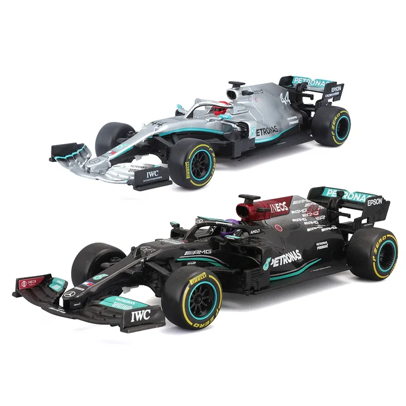 Cars F1 Mercedesamg Team Fórmula 1 1/24 RC Modelo de carro W12#44 W10#44 Lewis Hamilton Remote Control Car Coleção de brinquedos Presente